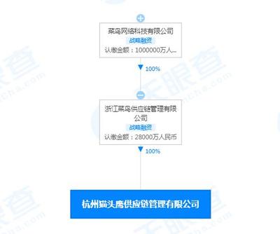 增資至2.8億，增幅27900%！菜鳥投資杭州貓頭鷹供應(yīng)鏈，背后暗藏物流棋局